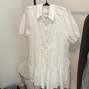 Abercrombie & Fitch White Mini Dress